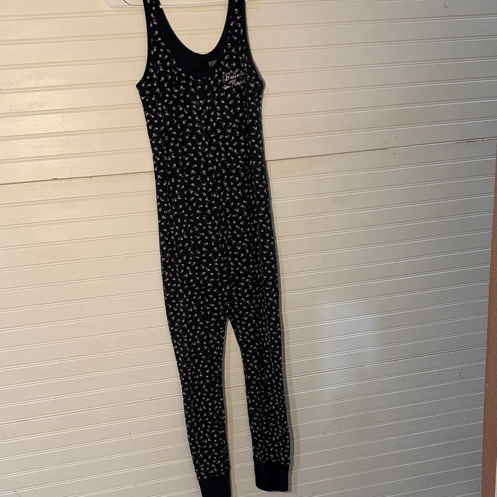 PINK Victoria's Secret Black Floral Sleepwear